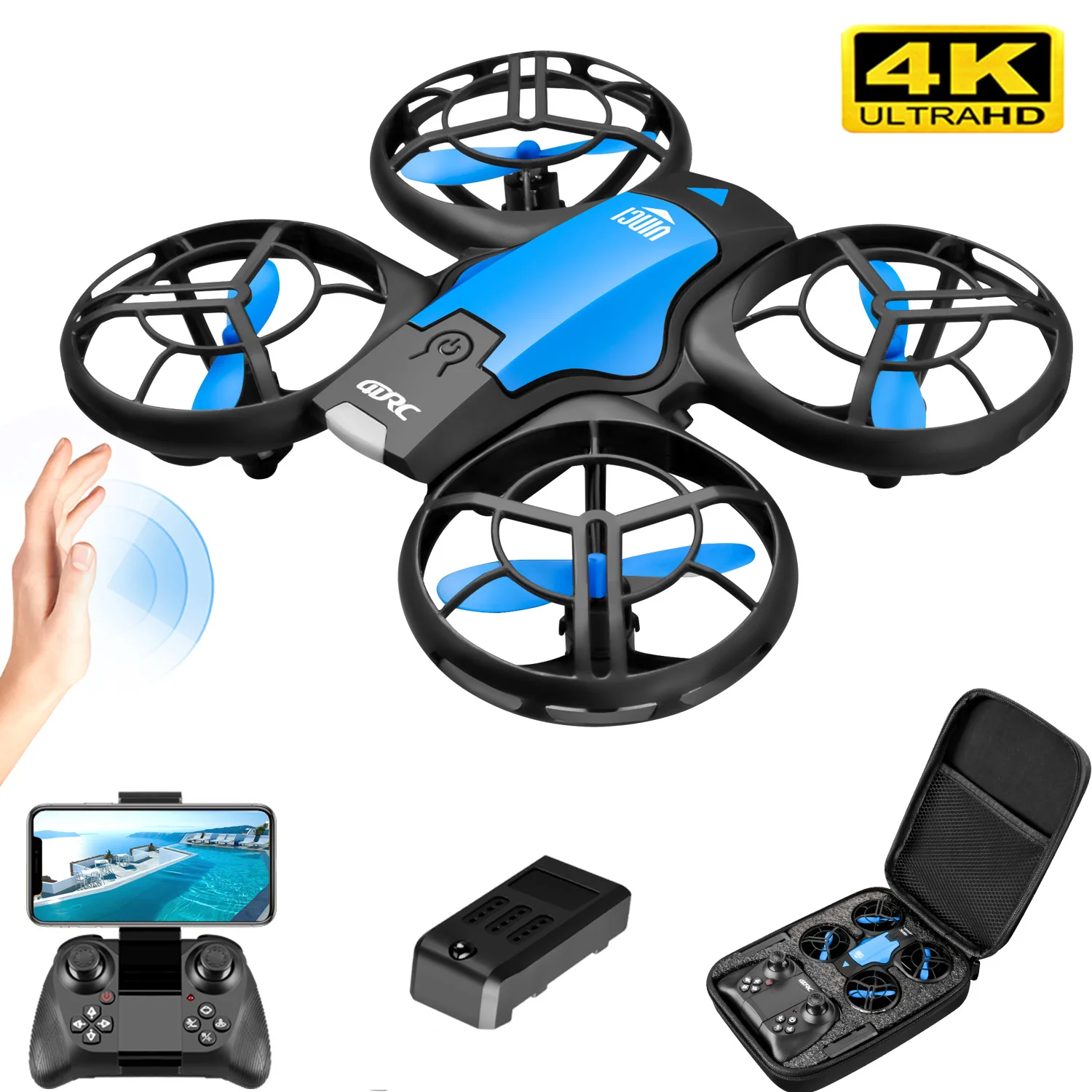 Drone Ae Rc - V8 Neue Mini-Drohne 4K Professionelle HD